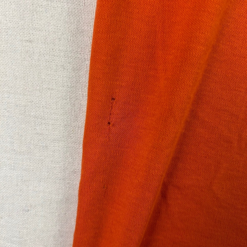 Vintage Champion Products Orange Polo Shirt XXL Made in USA 50/50 - Picture 2 of 10